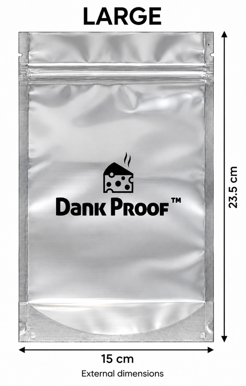 Dankproof Large Mylar Food Storage Bags — 15 × 23.5 cm